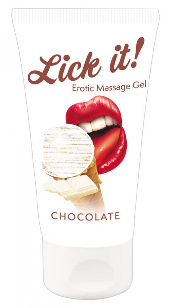 Lick it! - 2in1 edible lubricant - white chocolate (50ml)