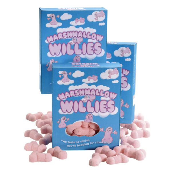 Marshmallow - cukríky ve tvaru penisu - růžové (140g)