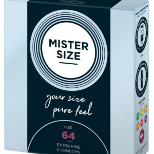 Mister Size tenký kondóm - 64mm (3ks)