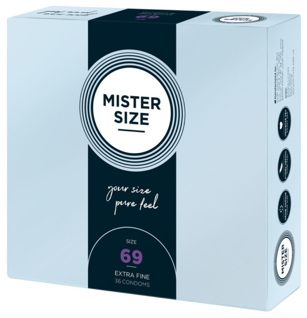 Mister Size thin condom - 69mm (36pcs)