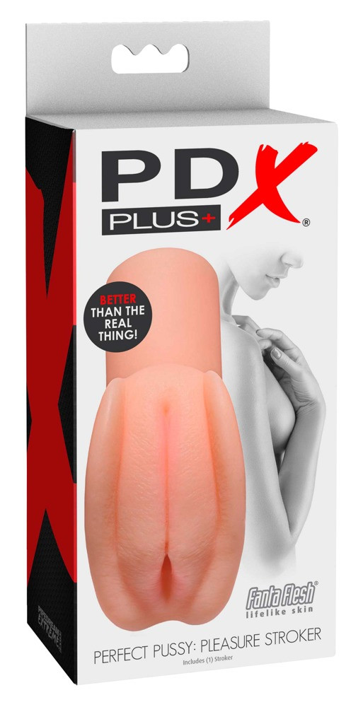 PDX Pleasure Stroker - lifelike dildo masturbator (natural)