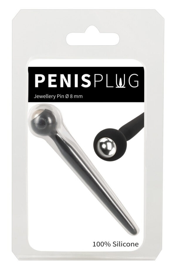 Penisplug Jewelery Pin - silicone urethral dilator jewelry (0.5-0.8cm)