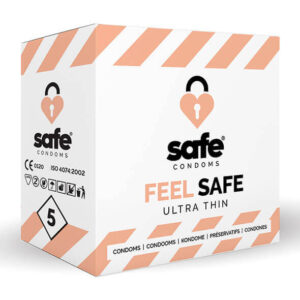 SAFE - Condoms Feel Safe Ultra Thin (5 pcs)