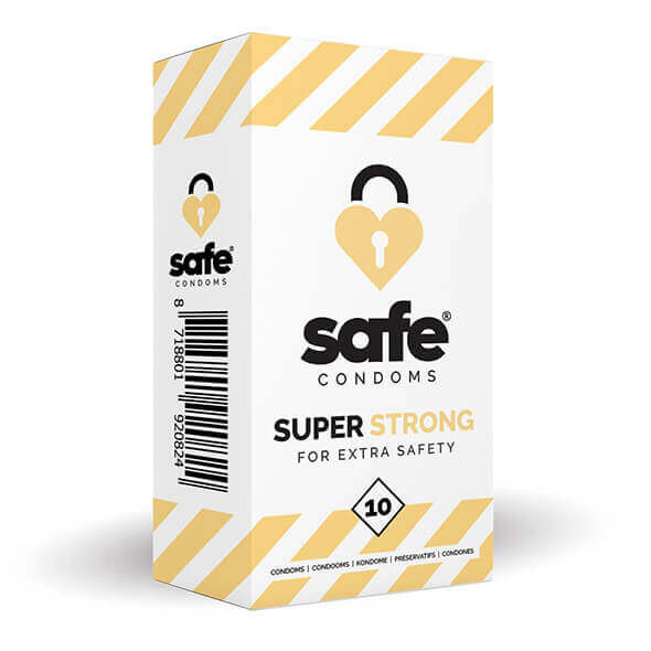 SAFE - Condoms Super Strong for Extra Safety (10 pcs)
