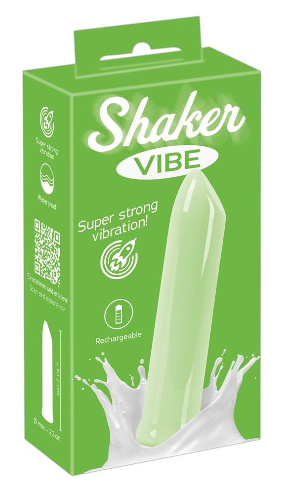 Shaker Vibe - cordless rod vibrator (green)