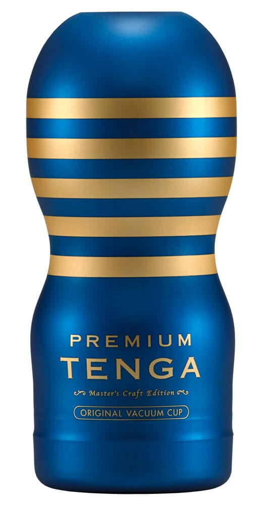 TENGA Premium Original - disposable masturbator (blue)