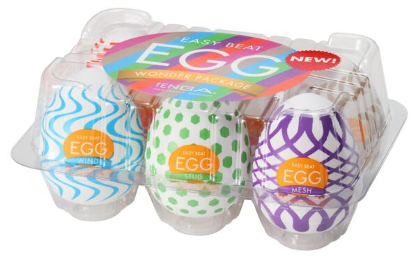 Tenga Egg Wonder - masturbation egg selection (6pcs)