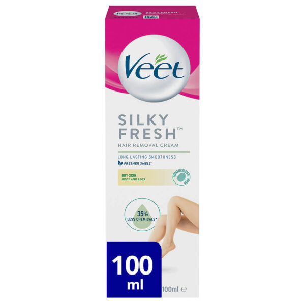 Veet Silk & Fresh - depilatory cream for dry skin - shea butter lily (100ml)