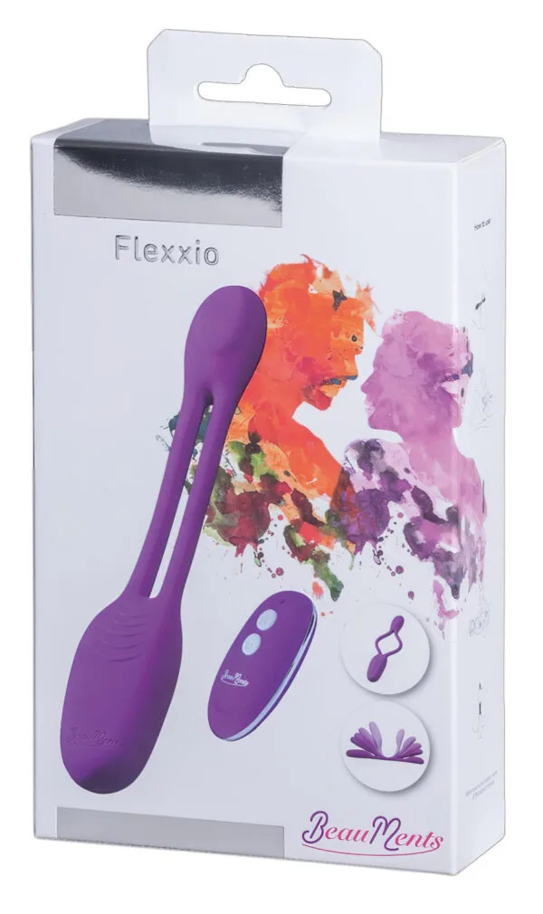 BeauMents Flexxio - 2mot. párový vibrátor (fialový)