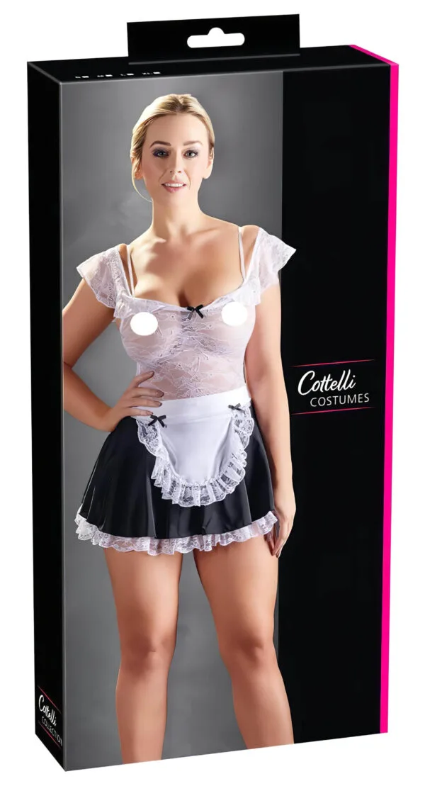 Cottelli - Krajkový kostým pokojské - XL