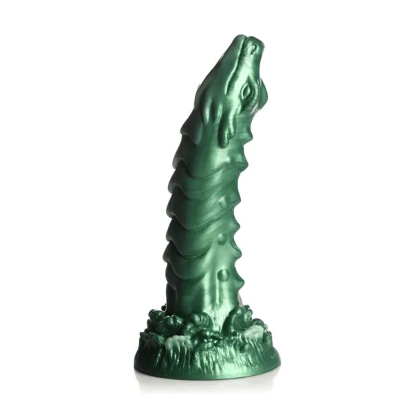 Kreaturní kohoutí příšera - silikonový dildo (zelený)