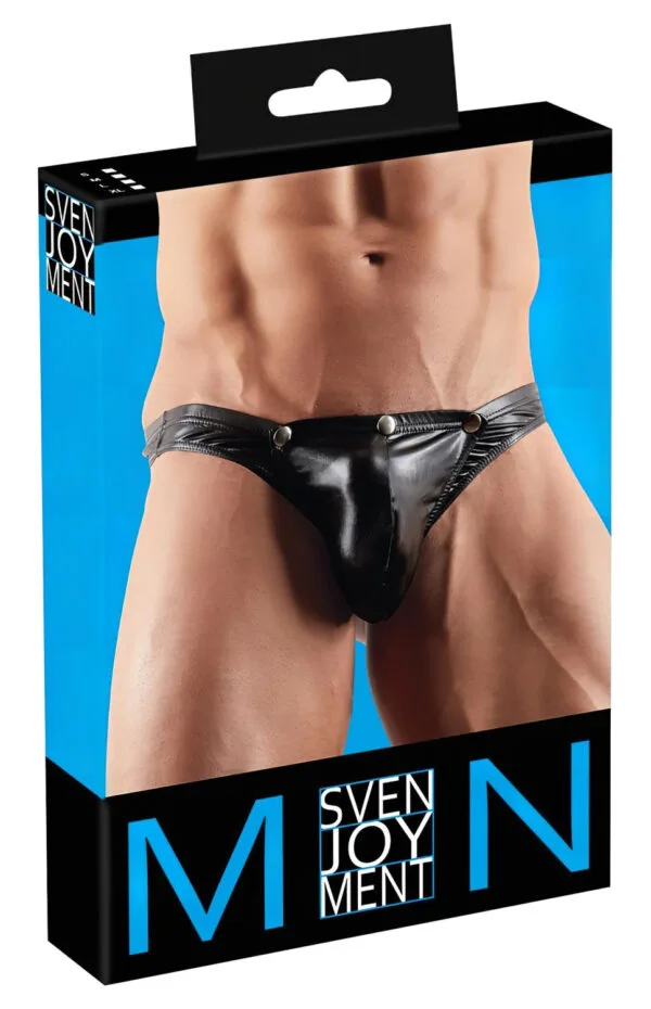 Odnímatelné pánské tanga (černé)