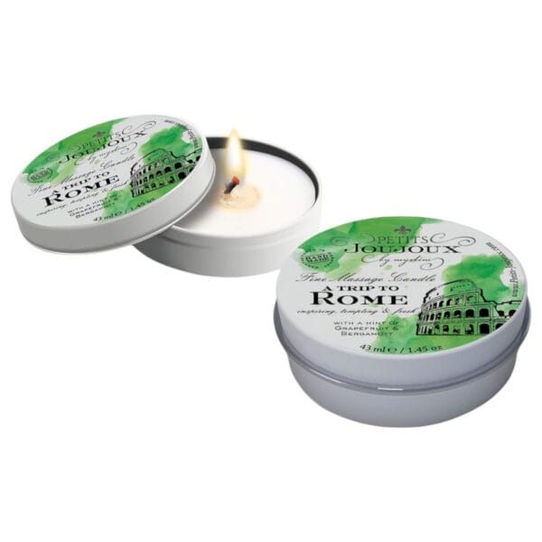 Petits Joujoux Rome – masážní svíčka – grapefruit-bergamot (43 ml)