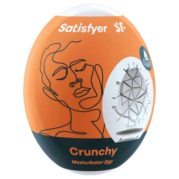Satisfyer Egg Crunchy - vajíčko na potěšení pro pány (1 ks)
