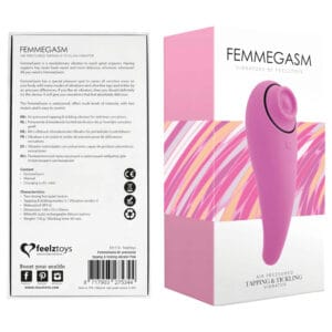 FEELZTOYS Femmegasm - Nabíjecí 2v1 klitoridální vibrátor (růžový)
