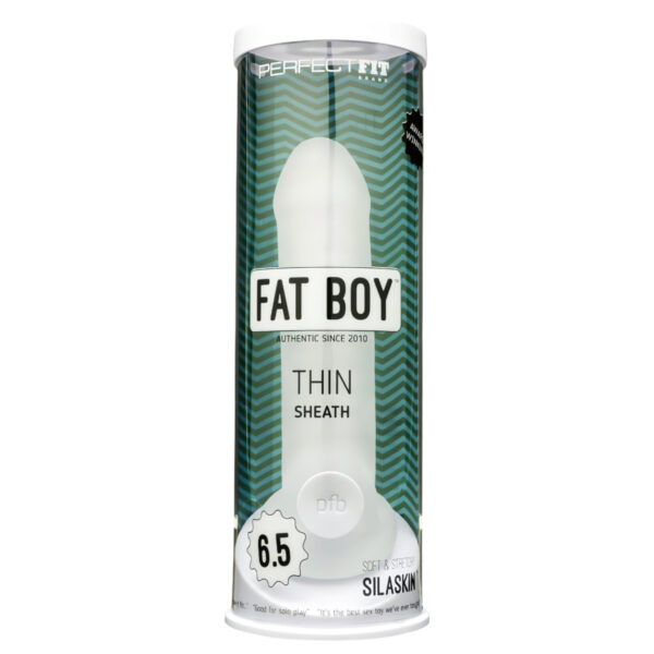 Fat Boy Thin - návlek na penis (17cm) - bílá