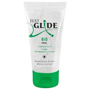 Just Glide Bio ANAL - Veganský lubrikant na vodní bázi (50 ml)
