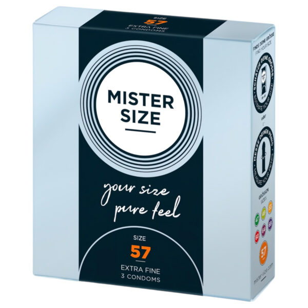 Mister Size ultratenký kondom - 57mm (3ks)
