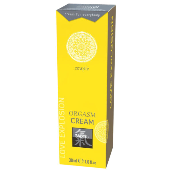 Shiatsu Orgasm - unisex brnivý intimní krém (30ml)