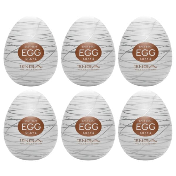 TENGA Egg Silky II - vajíčko masturbátor (6 ks)