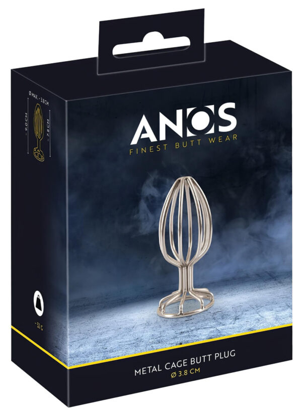 ANOS Kovový anální plug (3