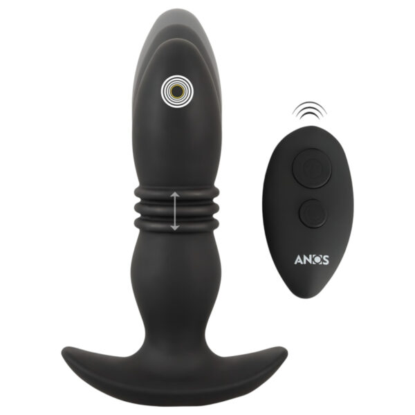 ANOS - rádiem ovládaný anální vibrátor (černý)