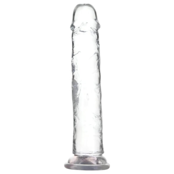 Addiction Crystal - přísavný dildo (průhledný) - 20 cm