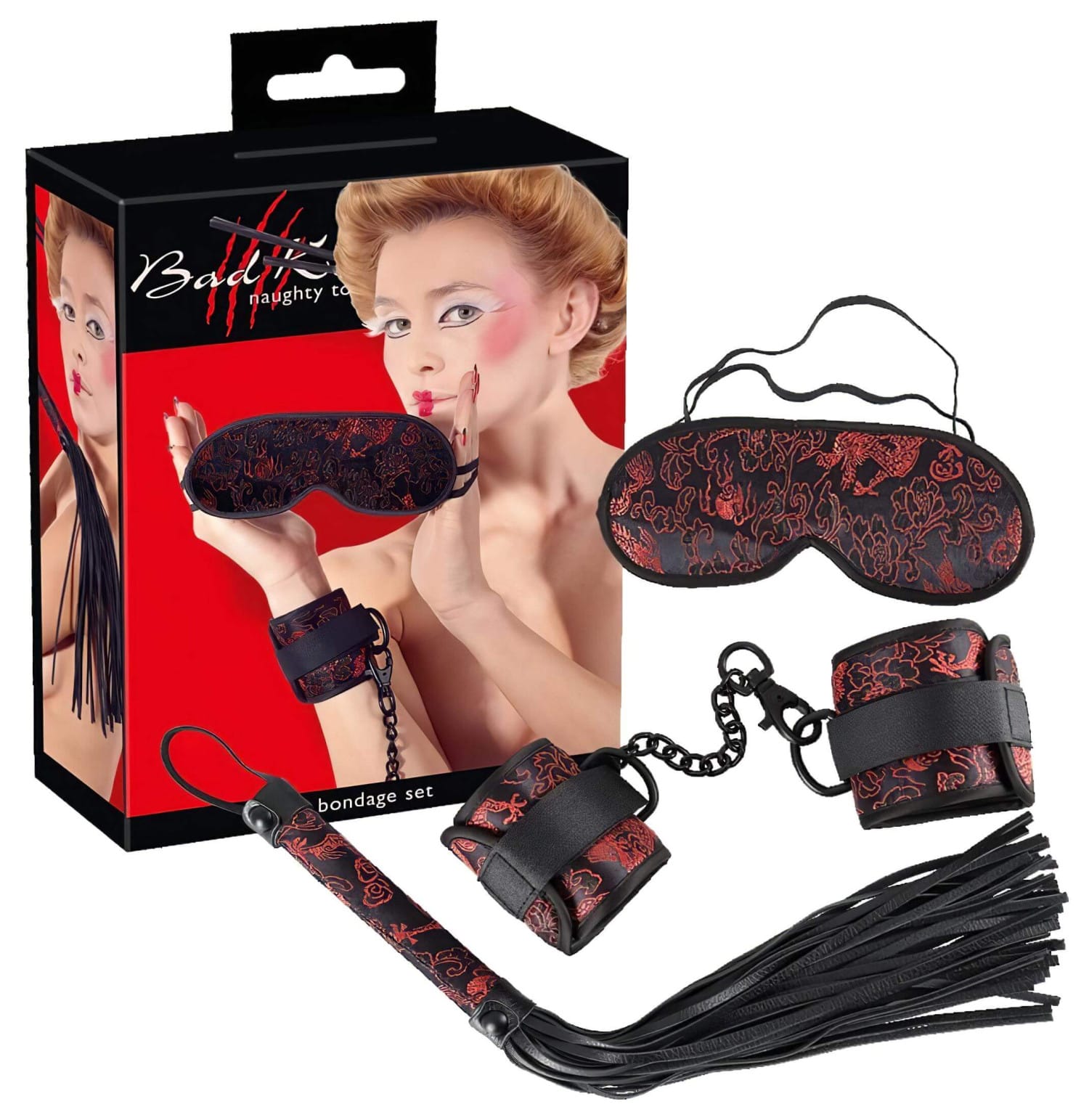 Bad Kitty - asijská sada (červeno-černá)