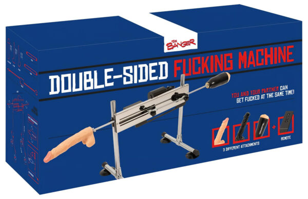Banger Stroj - dvojitý sex machine + 2 dilda a 1 vagína