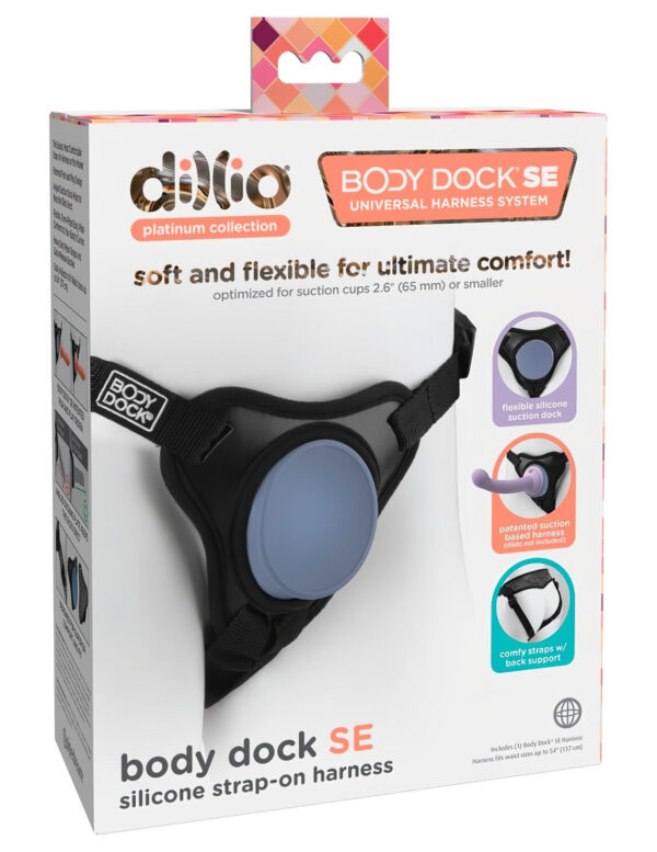 Dillio Body Dock SE - připínací kalhotky (černo-modré)