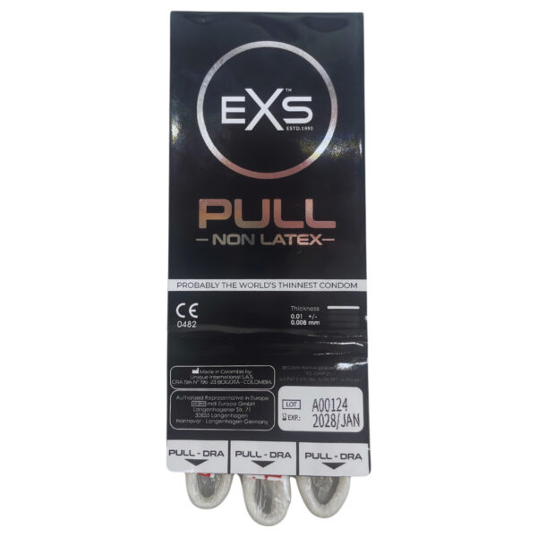 EXS - latexové kondomy bez latexu (3 ks)