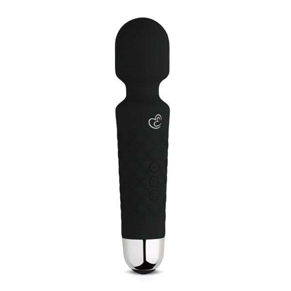 EasyToys Mini Wand - nabíjecí masážní vibrátor (černý)