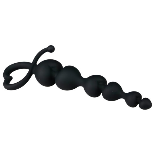 EasyToys - perlové anální dildo (černé)