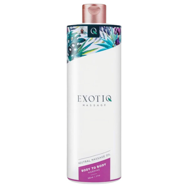 Exotiq Body To Body - hřejivý masážní olej (500ml)