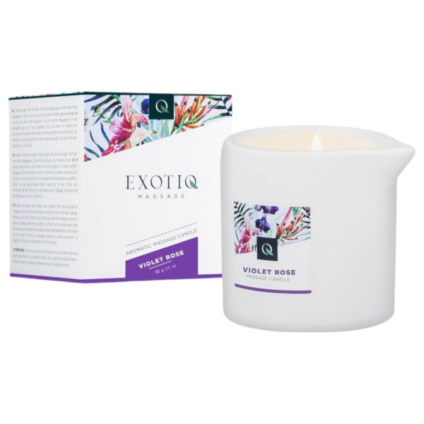 Exotiq Fialková Růže - masážní svíčka (60 g)