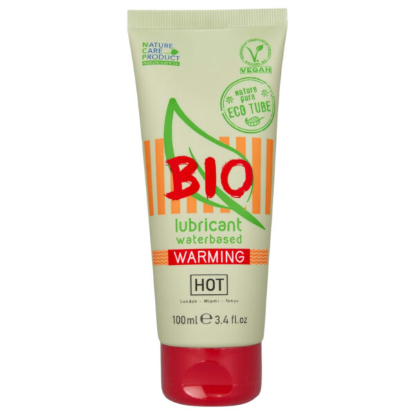 HOT BIO Warming - veganský lubrikační gel s hřejivým efektem (100 ml)