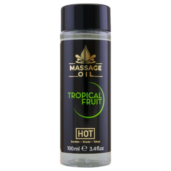 HOT masážní olej na péči o pleť - tropické ovoce (100 ml)