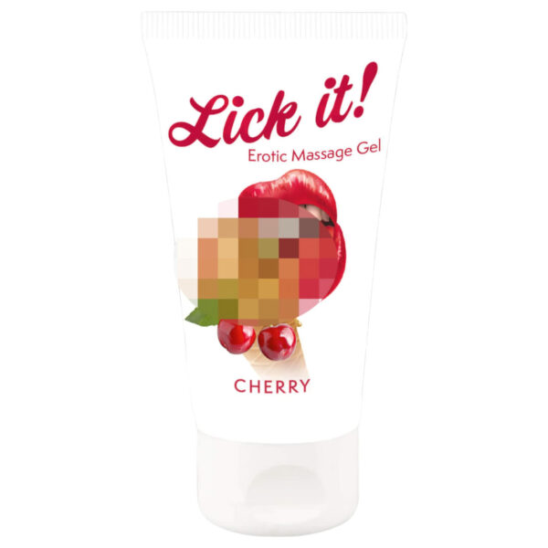 Lízej to! - 2v1 jedlý lubrikant - třešeň (50ml)