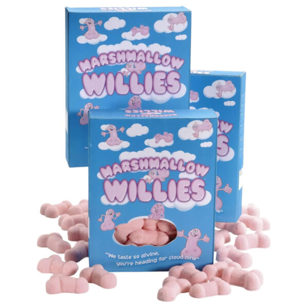 Marshmallow - růžová pěnová cukrovinka ve tvaru penisu (140g)