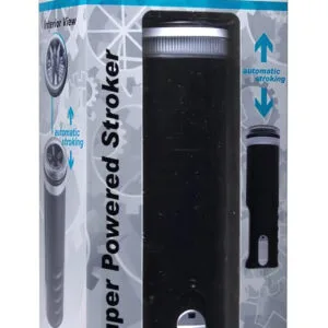 Master-Bot - pohyblivý měkký trnový ústní masturbátor (černý)