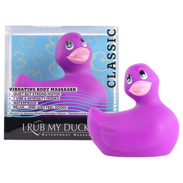 My Duckie 2.0 - vodotěsný fialový vibrátor na klitoris