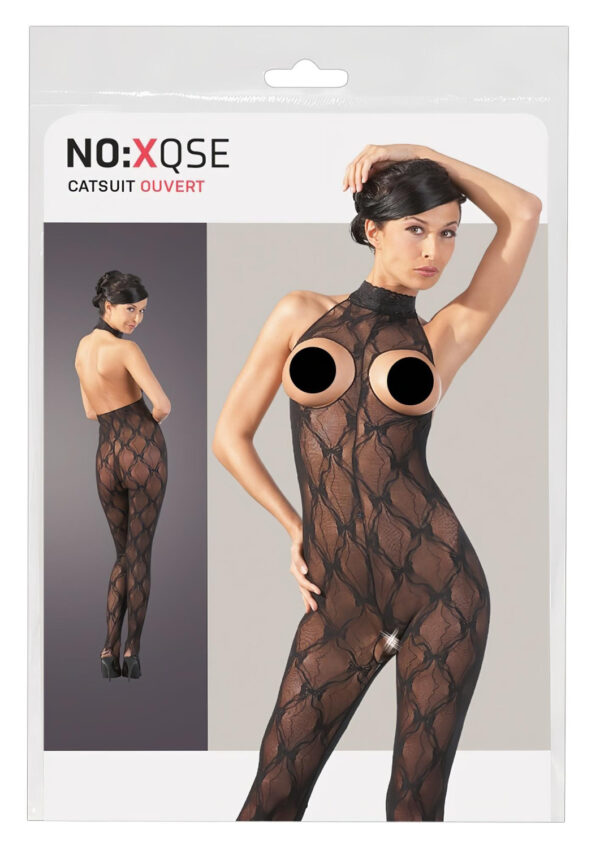 NO:XQSE - Krajkový overal otevřený vpředu - XL/XXL