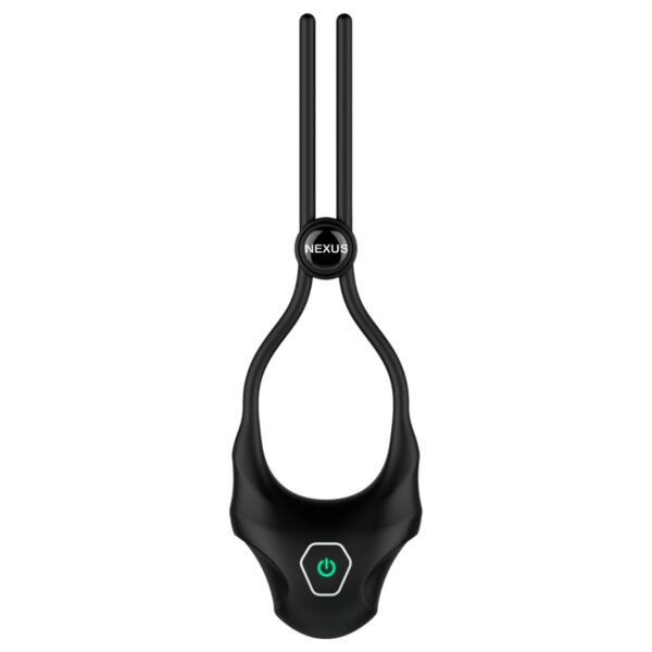 Nexus Forge - nastavitelný vibrační kroužek na penis (černý)