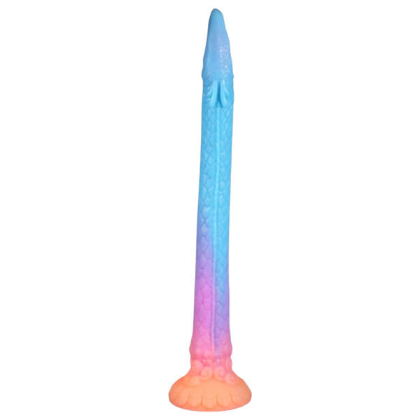 OgazR XXL úhoř - svítící anální dildo - 47 cm (růžové)