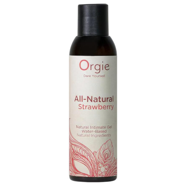 Orgie All Natural - lubrikační gel na vodní bázi - jahoda (150 ml)