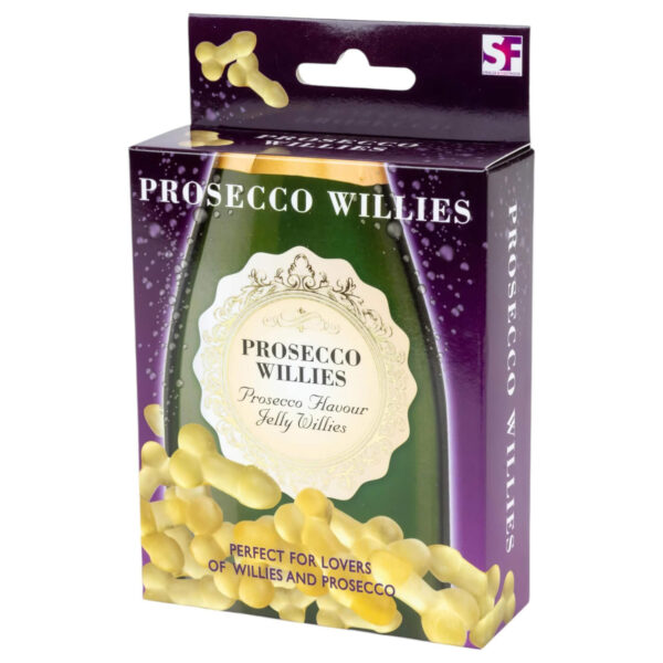 Prosecco Willies - šumivé želé ve tvaru penisu s příchutí prosecca (120g)