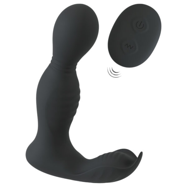 Rebel - 2v1 dálkové prostata vibrátor (černý)