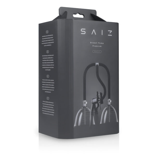 Saiz Premium - Dvojitá odsávačka - malá (průhledná-černá)
