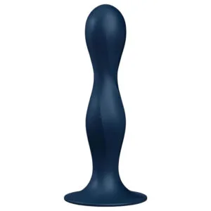 Satisfyer Double Ball-R - vážené dildo (modré)