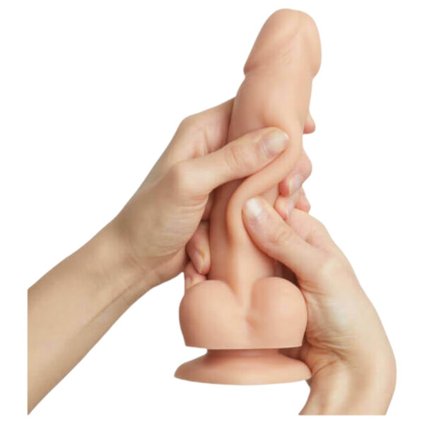 Strap-on-me M - dvouvrstvé dildo s přísavkou (přírodní)